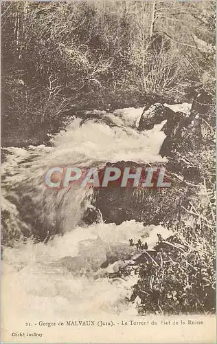 Ansichtskarte AK Gorges de Malvaux Jura Le Torrent du Hief de la Ruine