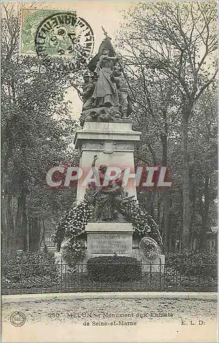 Ansichtskarte AK Melun Monument aux Enfant de Seine et Marne