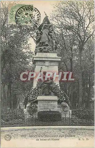 Cartes postales Melun Monument aux Enfant de Seine et Marne