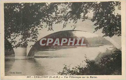 Cartes postales Chalifert S et M Vue Pittoresque sur la Marne