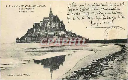 Cartes postales Mont Saint Michel Vue generale