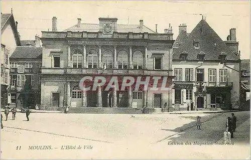 Ansichtskarte AK Moulins L Hotel de Ville