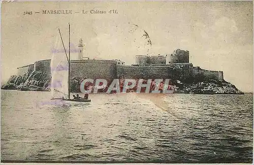 Cartes postales Marseille Le Chateau d If Phare