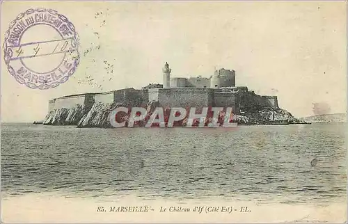 Cartes postales Marseille Le Chateau d If Cote Est