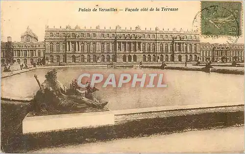 Cartes postales Palais de Versailles Facade cote de Terrasse