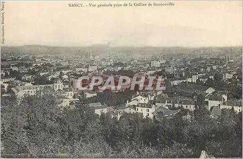 Cartes postales Nancy Vue generale prise de la Colline de Boudonville