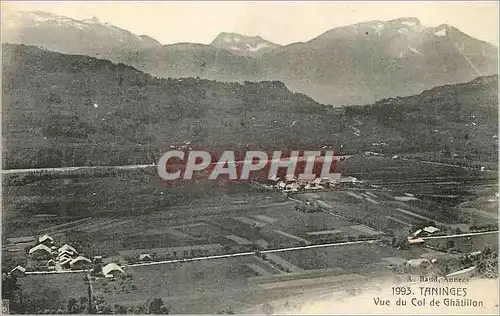 Cartes postales Taninges Vue de Col de Ghatillon