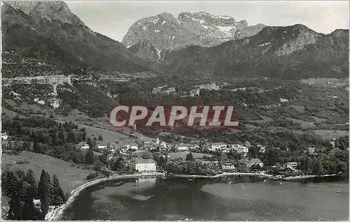 Cartes postales moderne Lac d Annecy Vue generale de Talloires et la Tournette