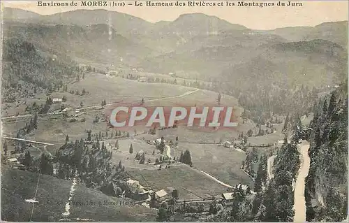 Ansichtskarte AK Environs de Morez Jura Le Hameau des Rivieres et les Montagnes du Jura