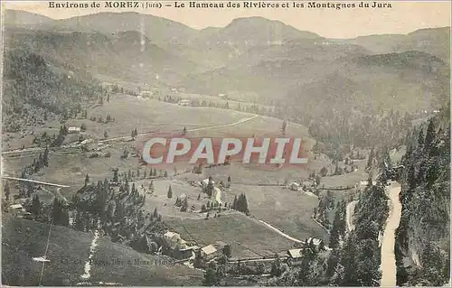 Cartes postales Environs de Morez Jura Le Hameau des Rivieres et les Montagnes du Jura