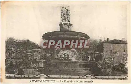 Cartes postales Aix en Provence La Fontaine Monumentale