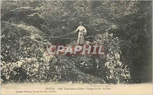 Cartes postales Cantal Vic sur Cere Gorges du Pas de Cere