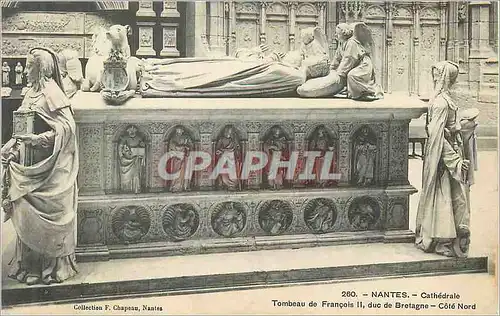 Cartes postales Nantes Cathedrale Tombeau de Francois II duc de Bratagne Cote Nord