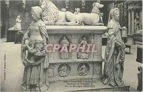Cartes postales Nantes Cathedrale Tombeau de Francois II duc de Bretagne Cote Est