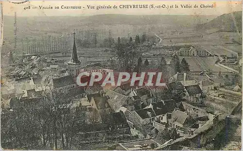 Ansichtskarte AK Vallee de Chevreuse Vue generale de Chevreuse S et O et la Vallee de Choisel