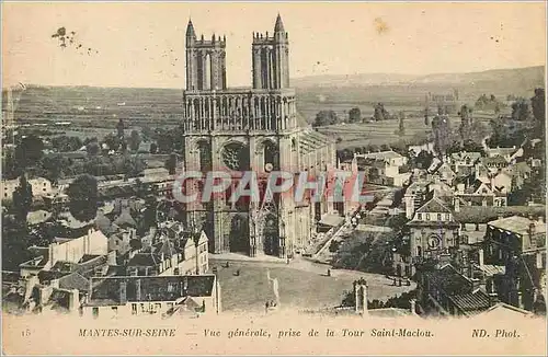 Cartes postales Nantes sue Seine Vue generale prise de la Tour Saint Maclou