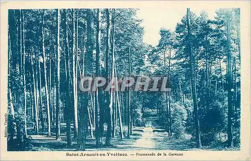 Cartes postales Saint Arnoult Yvelines Promenade de la Garenne