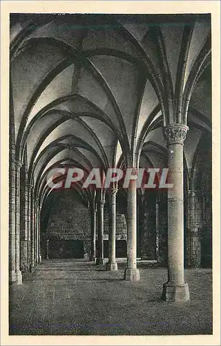 Ansichtskarte AK Abbaye du Mont St Michel Salle des Hotes