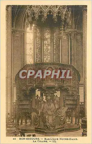 Cartes postales Bon Secours Basilique Notre Dame La Chaire