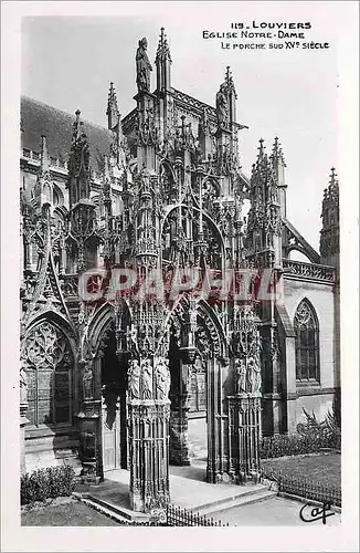 Cartes postales moderne Louviers Eglise Notre Dame Le Porche sud xv siecle