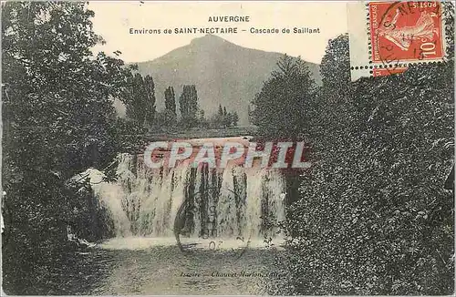 Cartes postales Auvergne Environs de Saint Nectaire Cascade de Saillant