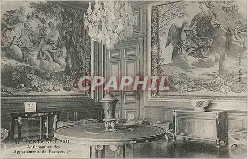 Ansichtskarte AK Fontainebleau Antichambre des Appartements de Francois I