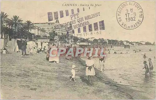 Cartes postales moderne Cannes Bains de Mer