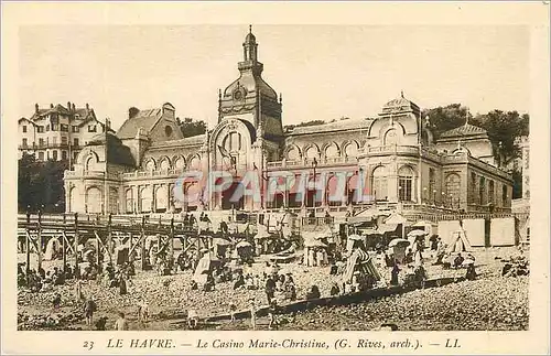 Cartes postales Le Havre Le Casino Marie Christine G Rives arch