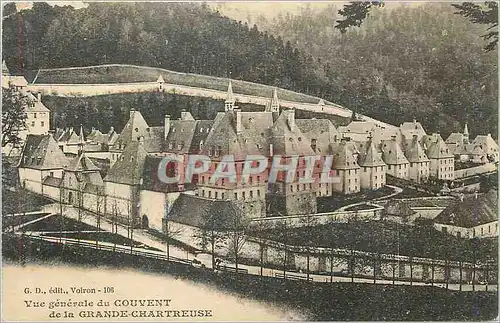 Cartes postales Vue generale du Couvent de la Grande Chartreuse