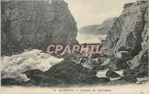 Cartes postales Quiberon Couloirs de Port Bara