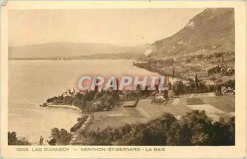 Cartes postales Lac d Annecy Menthon St Bernard La Baie