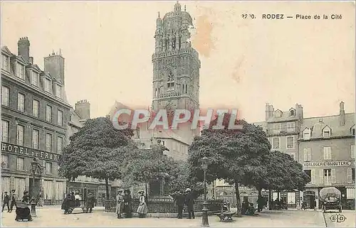 Cartes postales Rodez Place de la Cite