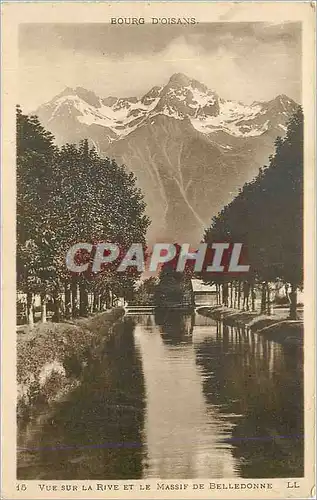 Cartes postales Bourg d Oisans Vue sur la Rive et le Massif de Belledonne