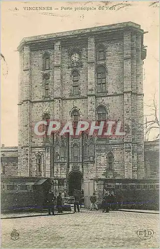 Ansichtskarte AK Vincennes Porte principale du Fort