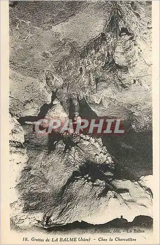 Cartes postales Grottes de La Balme Isere Chez la Charculiere