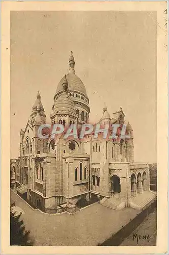 Ansichtskarte AK Les Petits Tableaux de Paris La Basilique du Sacre Couer a Montmarte Oeuvre de l Magne