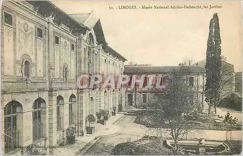 Cartes postales Limoges Musee National Adrien dubouche les Jardins
