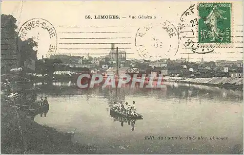 Cartes postales Limoges Vue generale Militaria