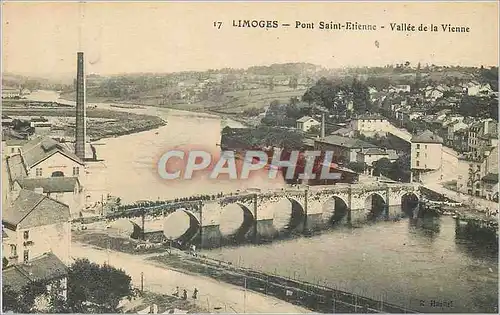 Cartes postales Limoges Pont Saint Etienne Vallee de la Vienne