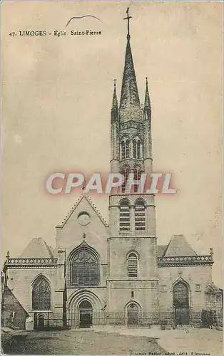 Cartes postales Limoges Eglise Saint Pierre
