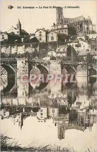 Cartes postales Limoges Le Pont St Etienne L Abbesaille