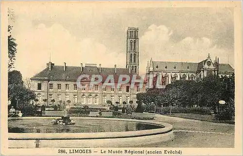 Cartes postales Limoges Le Musee Regional ancien Eveche