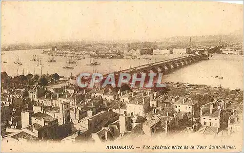 Cartes postales Bordeaux Vue generale prise de la Tour Saint Michel