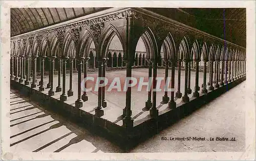 Cartes postales Le Mont St Michel Le Cloitre