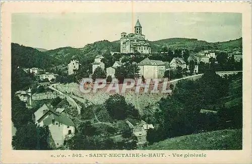 Cartes postales Saint Nectaire le Haut Vue generale