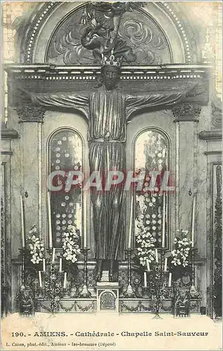 Cartes postales Amiens Cathedrale Chapelle Saint Sauveur