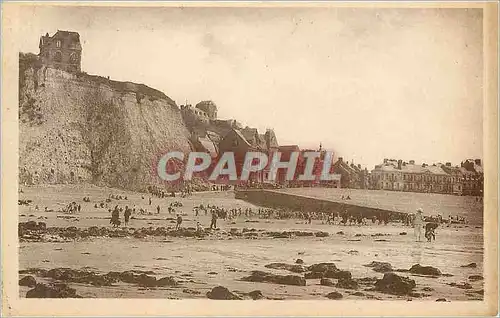 Cartes postales Mers les Bains Vue prise de la plage a Maree Basse