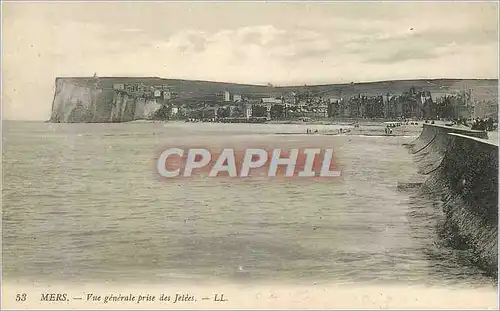 Cartes postales Mers Vue generale prise des Jetees