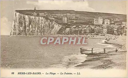 Ansichtskarte AK Mers les Bains La Plage La Falaise