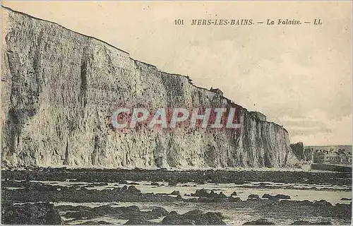 Cartes postales Mers les Bains La Falaise